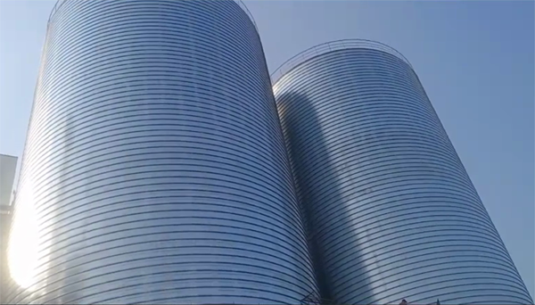 潮州2座混凝土高架卷板仓